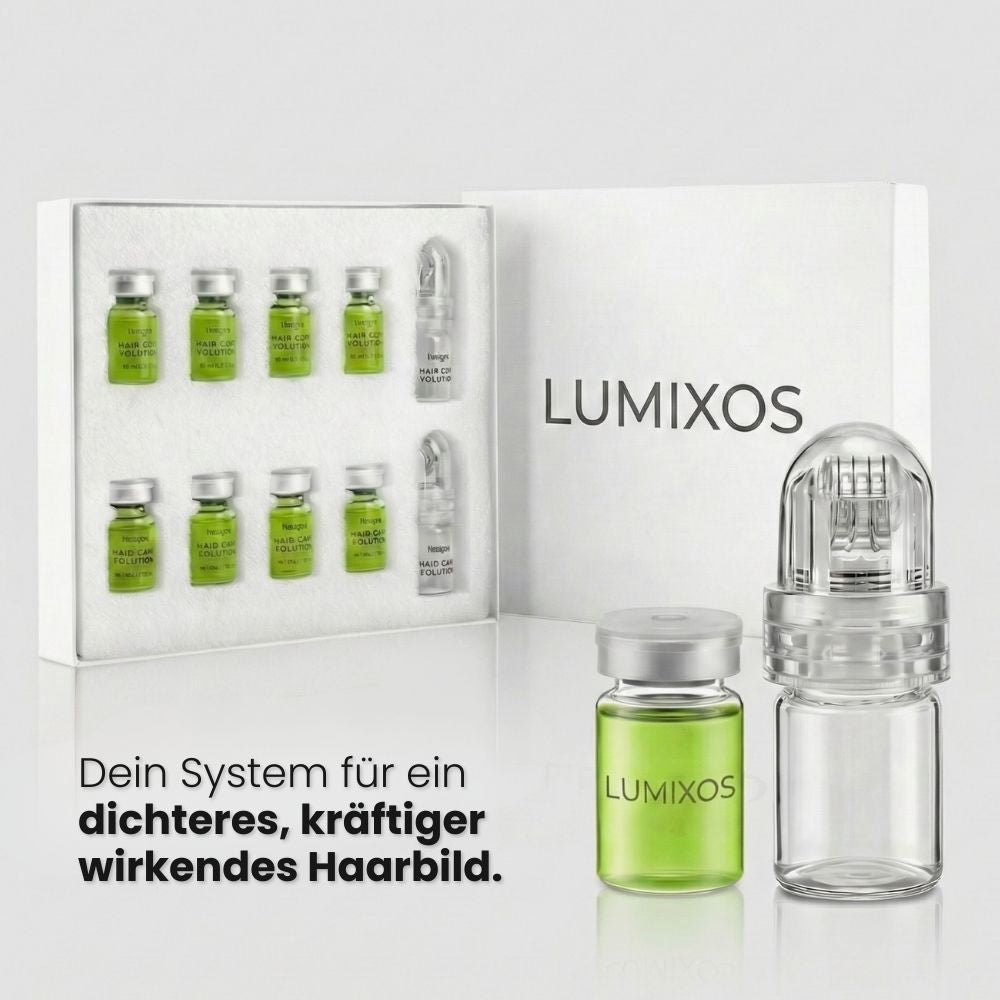 Lumixos™ System für dichter wirkendes Haar
